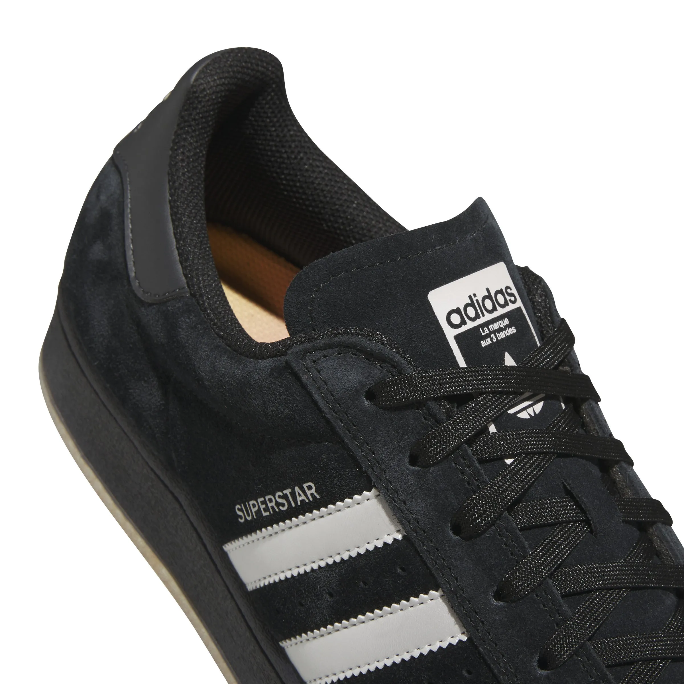 Adidas - Superstar ADV in Core Black/Zero Metallic/Spark