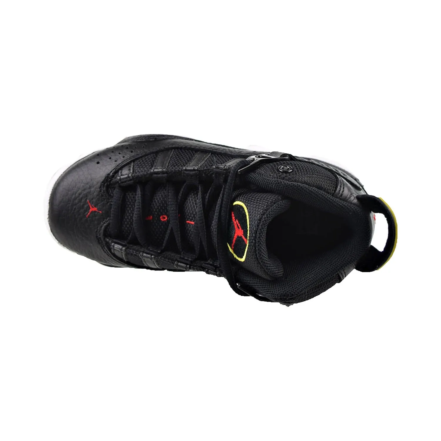 Air Jordan 6 Rings (PS) Little Kids' Shoes Black-University Red-White