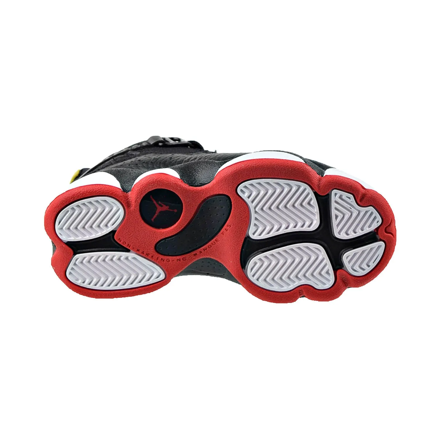 Air Jordan 6 Rings (PS) Little Kids' Shoes Black-University Red-White