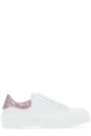 Alexander McQueen Deck Plimsoll Lace-Up Sneakers