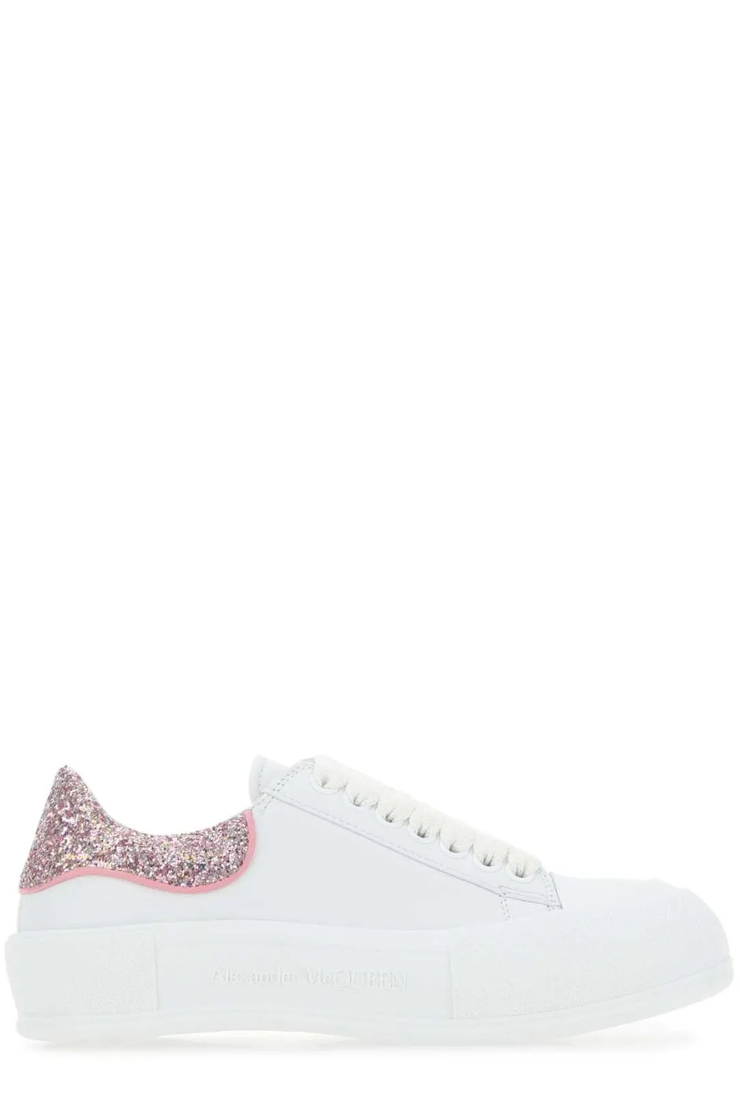 Alexander McQueen Deck Plimsoll Lace-Up Sneakers