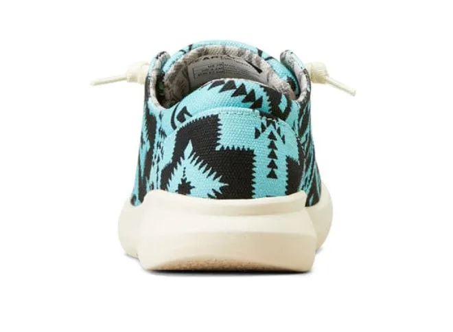 ARIAT WOMEN'S HILO TURQOISE SADDLE BLANKET SHOES