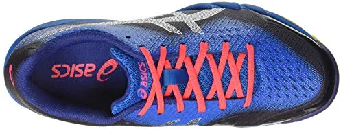 ASICS Men's Gel-Blade 6 Print/Race Blue Badminton Shoes-10 UK/India (45 EU)(11 US) (R703N.402)