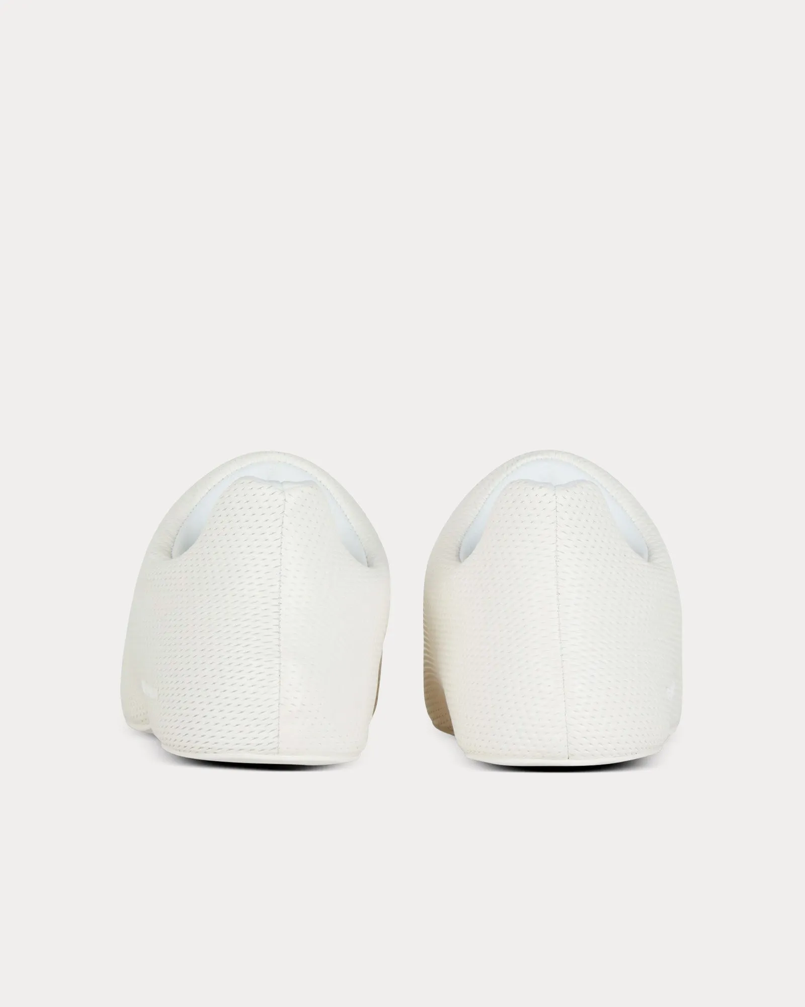 B-Cloud Embossed Leather White Slip On Sneakers