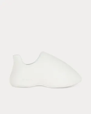B-Cloud Embossed Leather White Slip On Sneakers