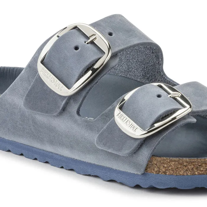 Birkenstock Arizona Big Buckle Dusty Blue Oiled Leather Regular