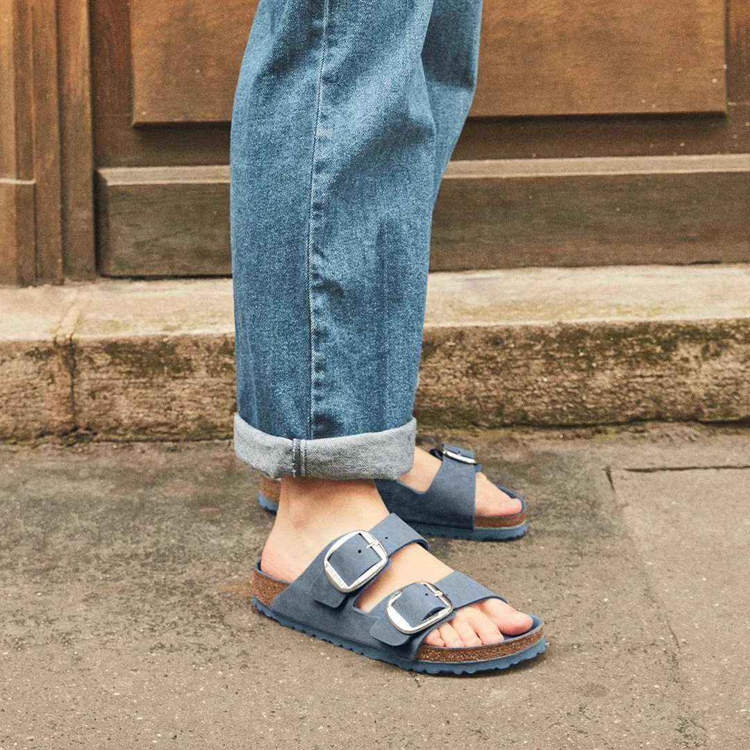 Birkenstock Arizona Big Buckle Dusty Blue Oiled Leather Regular