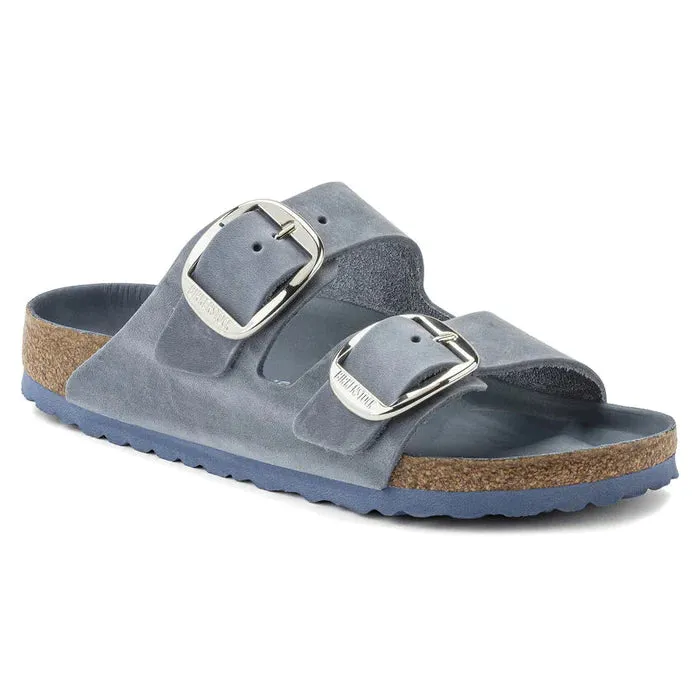 Birkenstock Arizona Big Buckle Dusty Blue Oiled Leather Regular