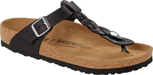 Birkenstock Gizeh Braid Black oiled leather 1021349