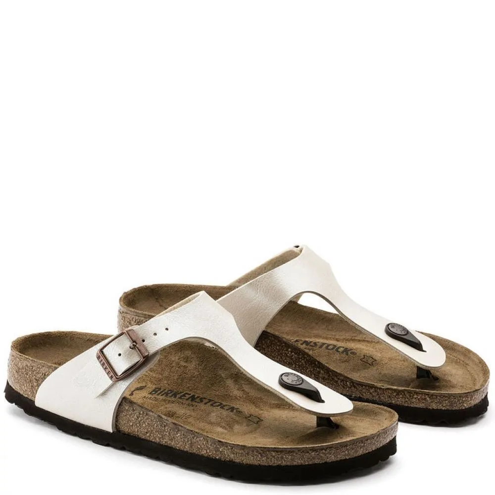 Birkenstock Women's Gizeh Birko-Flor in Graceful Pearl
