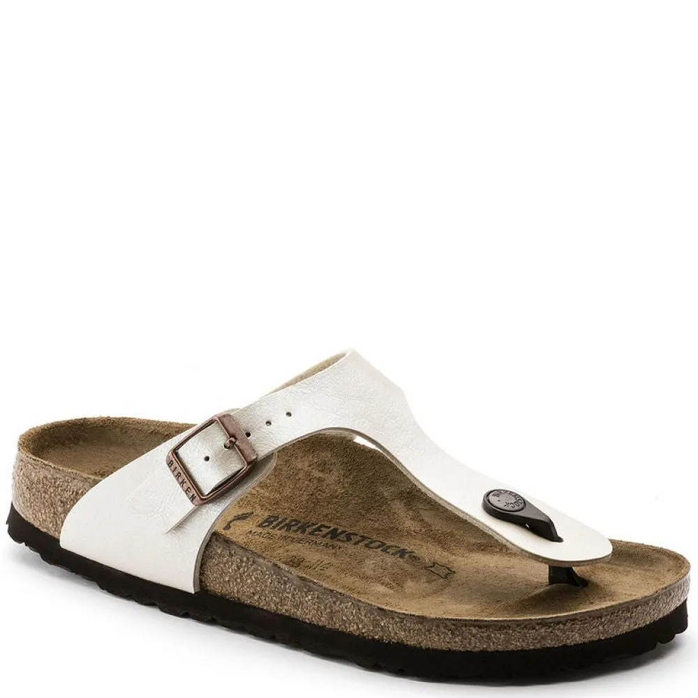 Birkenstock Women's Gizeh Birko-Flor in Graceful Pearl