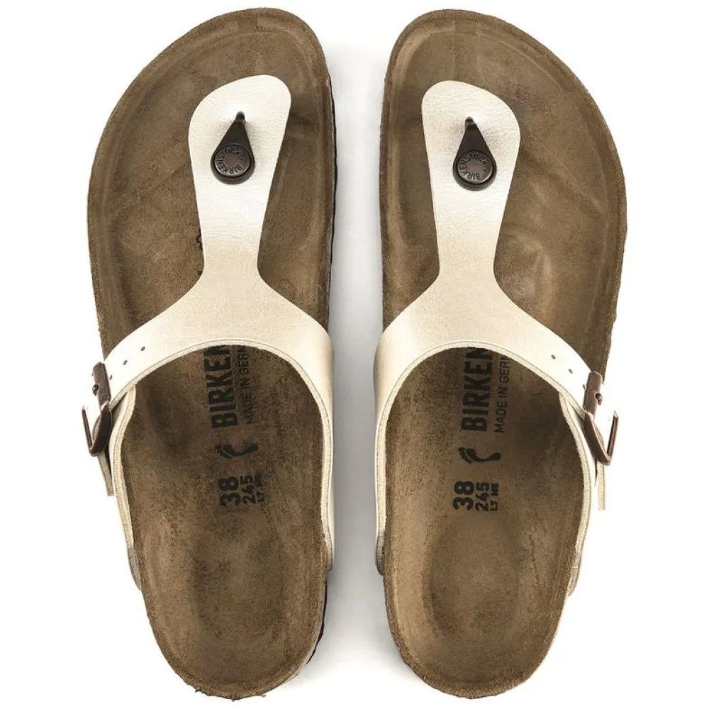 Birkenstock Women's Gizeh Birko-Flor in Graceful Pearl