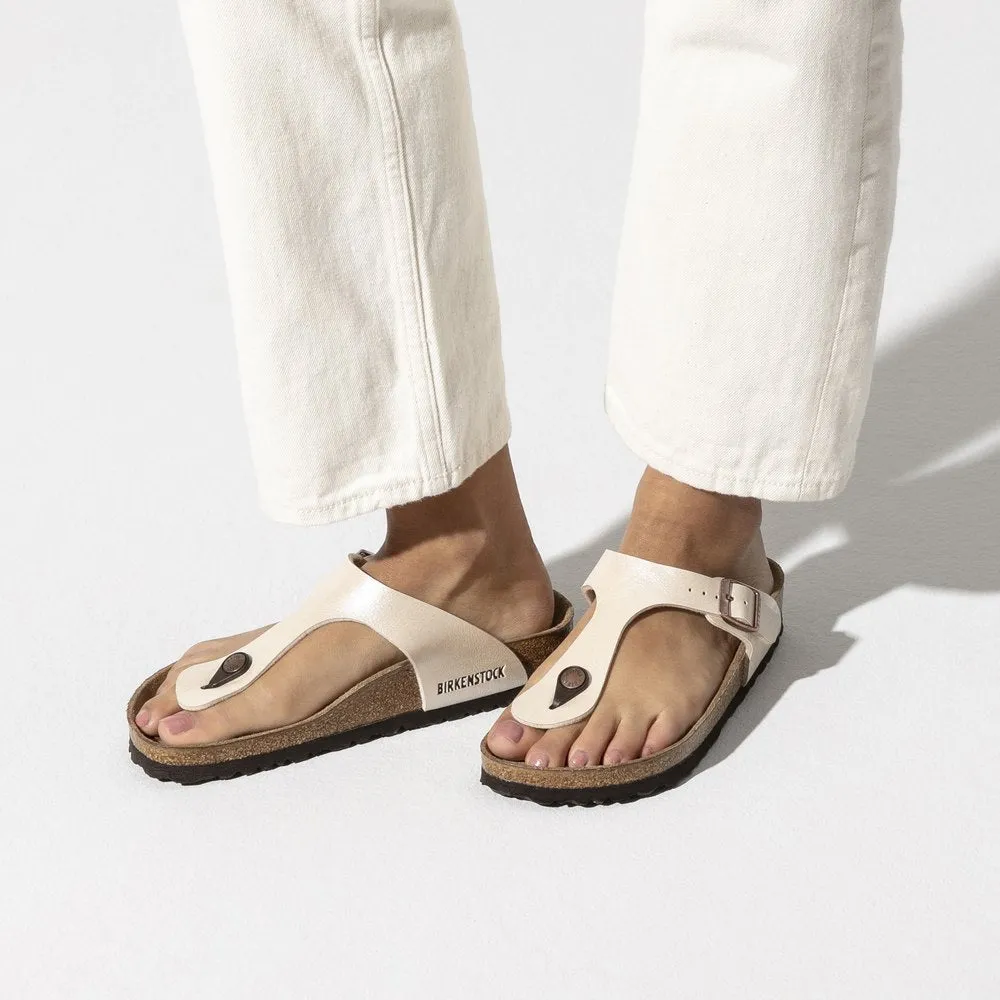Birkenstock Women's Gizeh Birko-Flor in Graceful Pearl