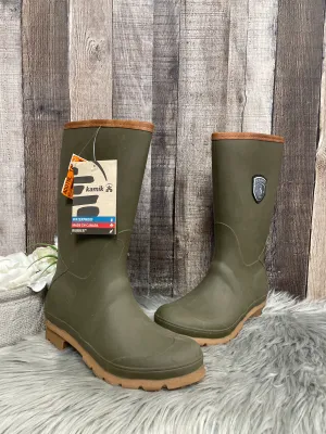 Boots Rain By Kamik In Green, Size: 7