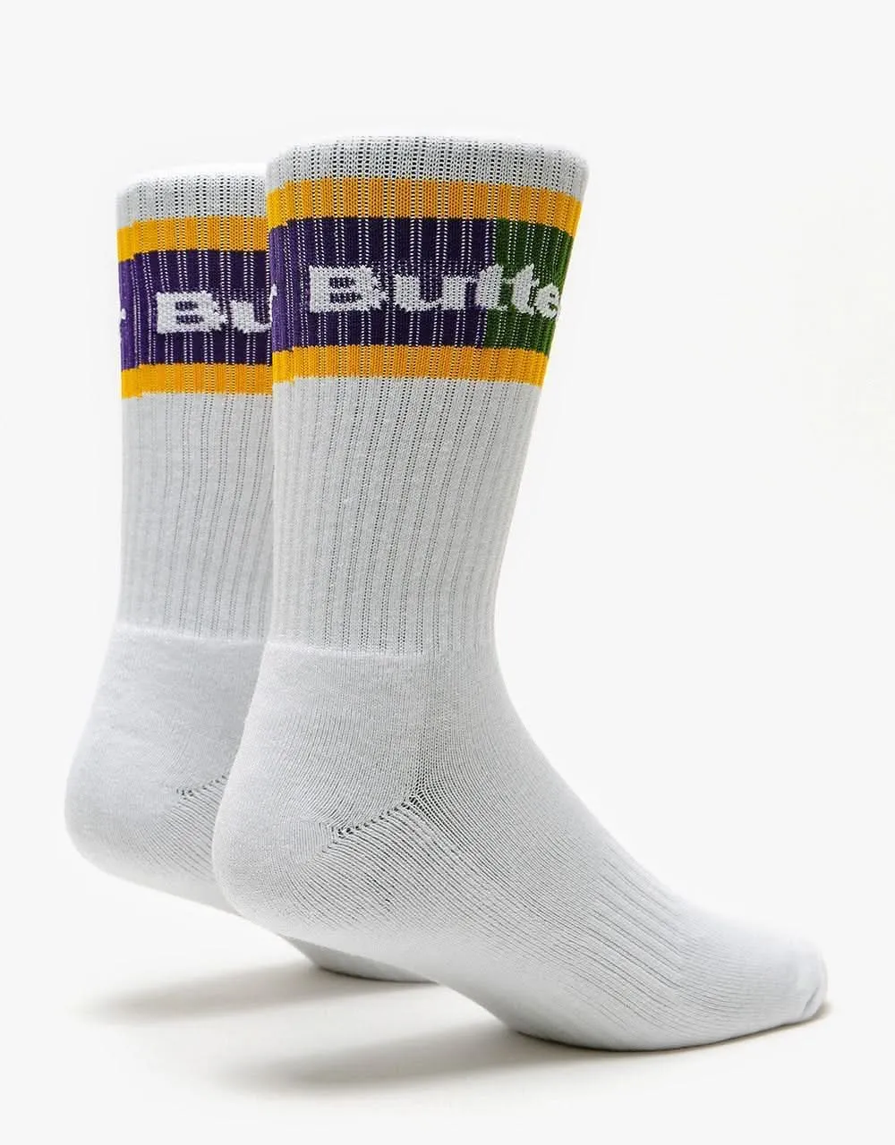 Butter Goods Court Socks - White