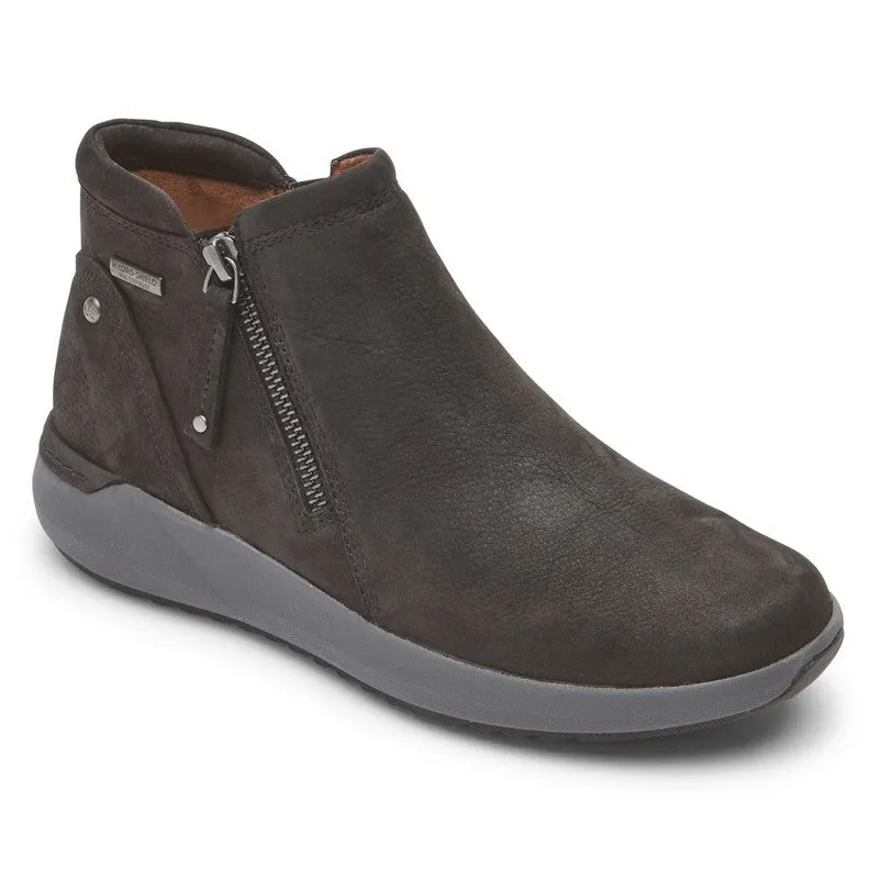 Cobb Hill Women's CH Skylar Waterproof Zip Bottie Black