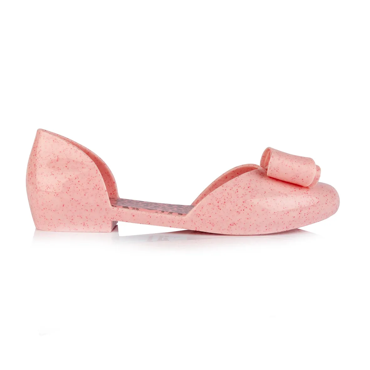 Coloko Blossom Marble Open Waist Jelly Ballerina Pump Pastel Pink / Green / Blue