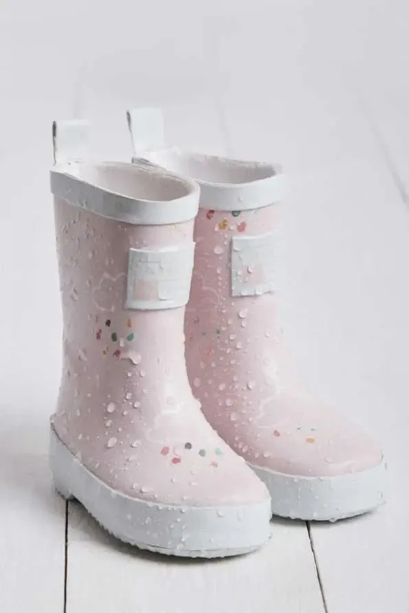 Color Changing Rain Boots - Pink