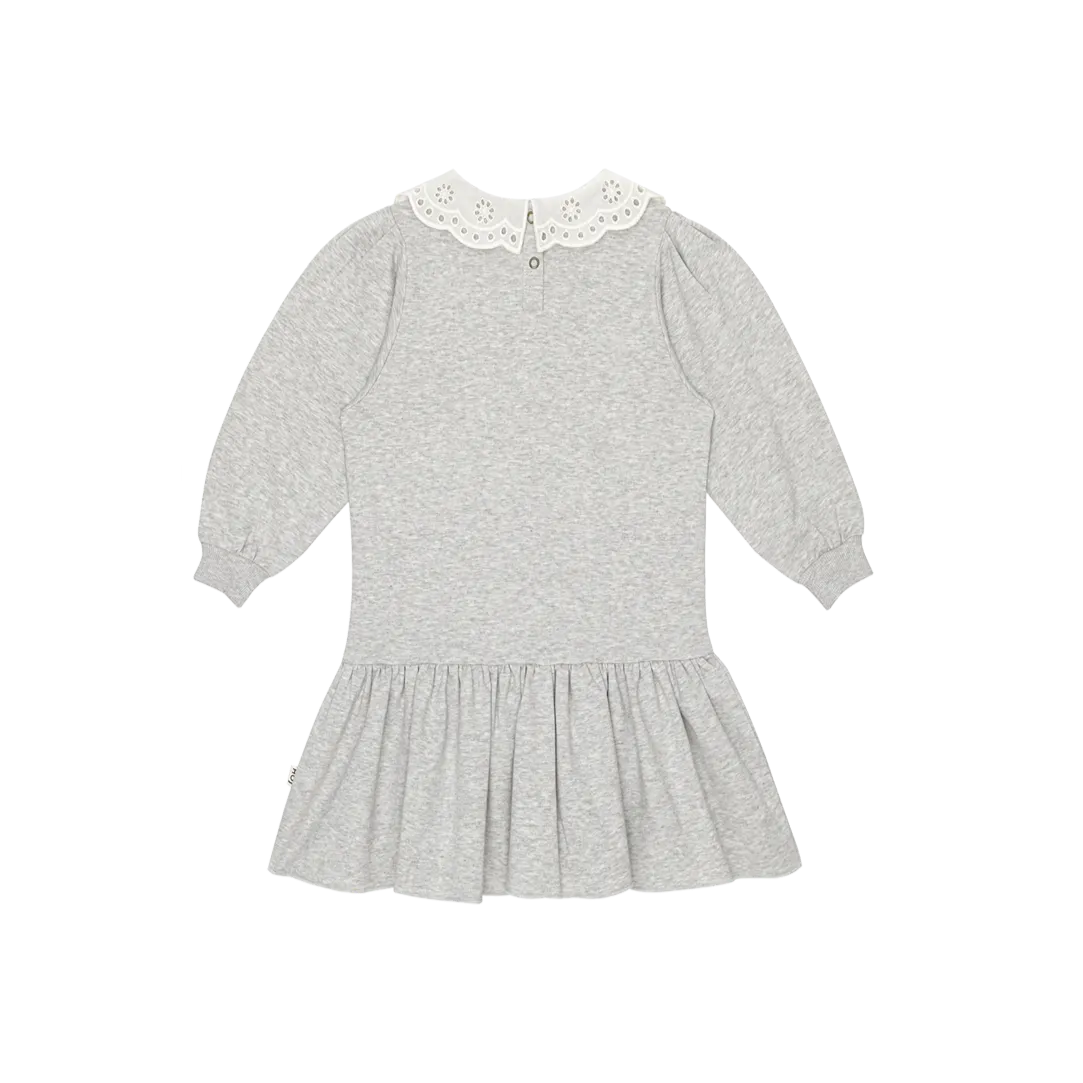 Crochet Collar Sweater Dress