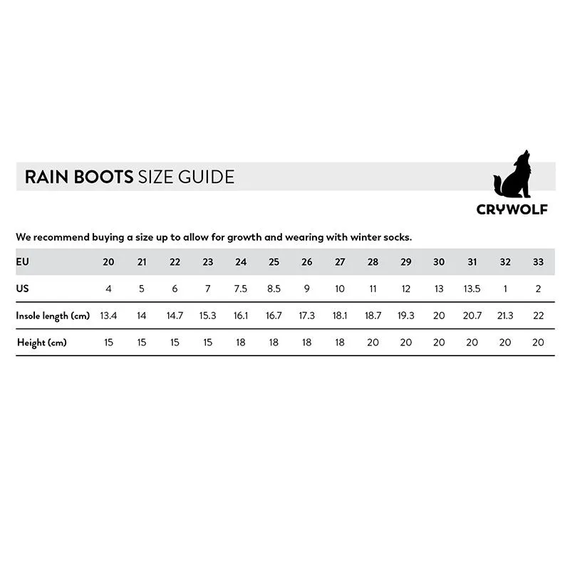 Crywolf Rain Boots - Tan