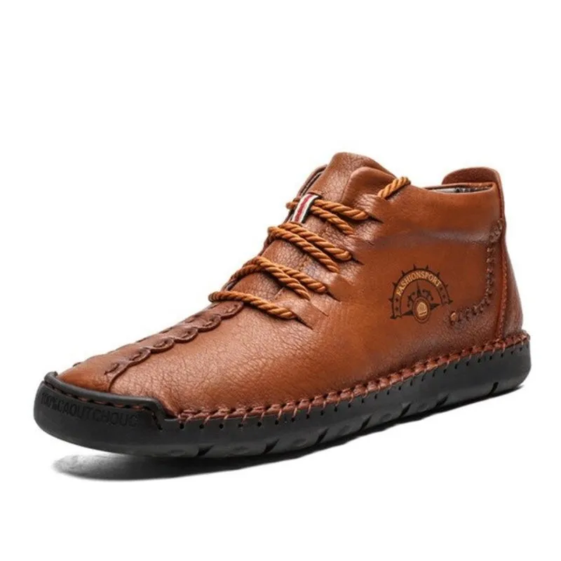Cuzcare Men Waterproof Orthopedic Shoes Winter 2022 Ankle Boots