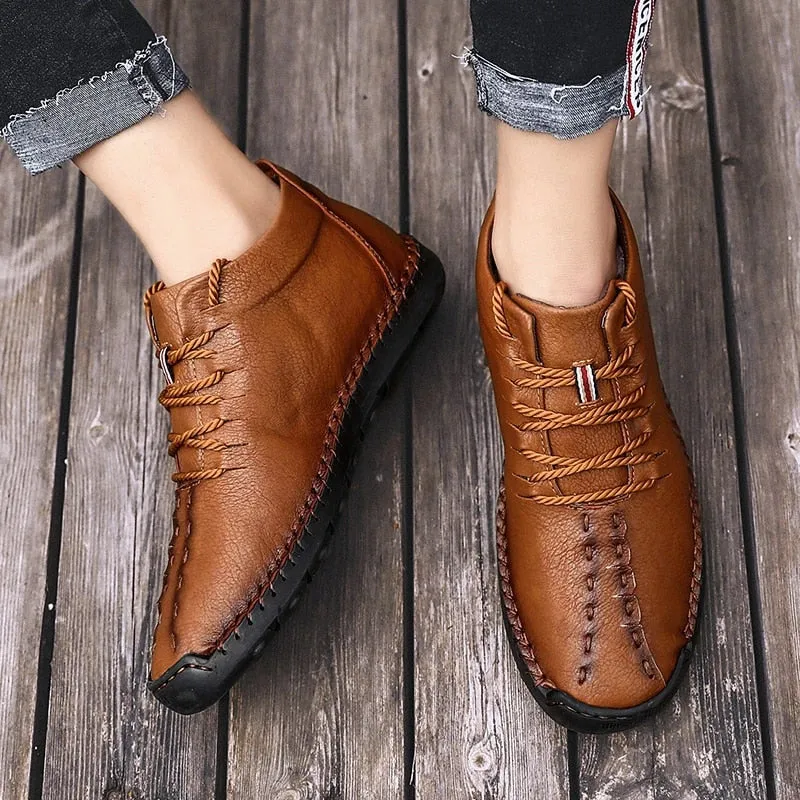 Cuzcare Men Waterproof Orthopedic Shoes Winter 2022 Ankle Boots
