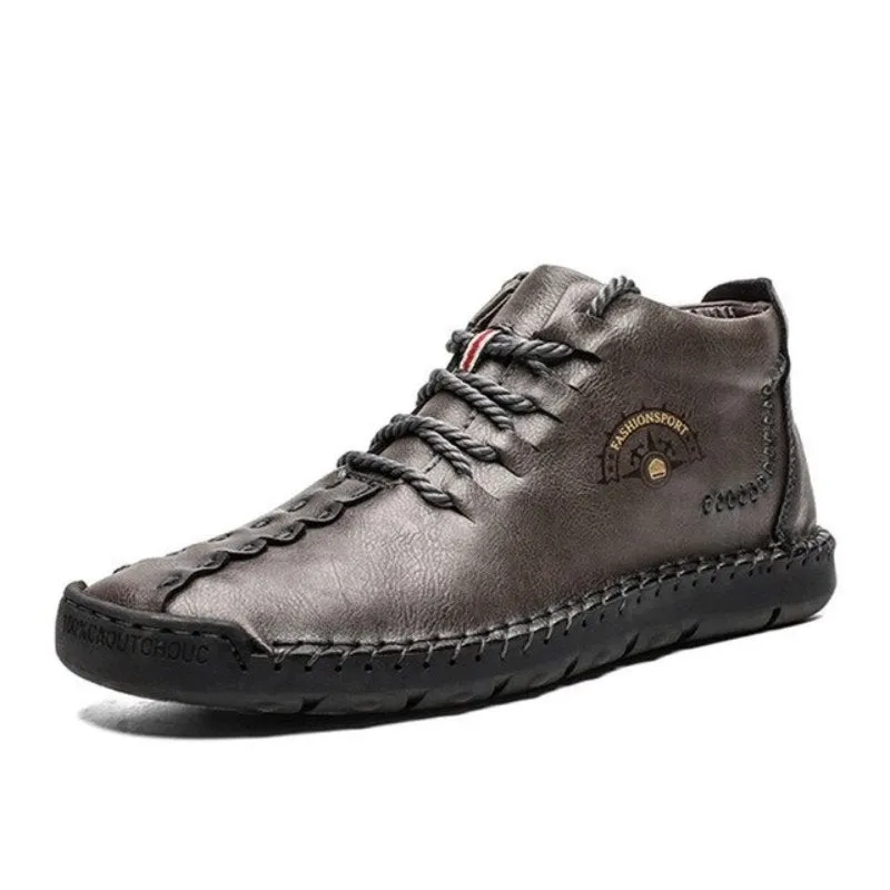 Cuzcare Men Waterproof Orthopedic Shoes Winter 2022 Ankle Boots