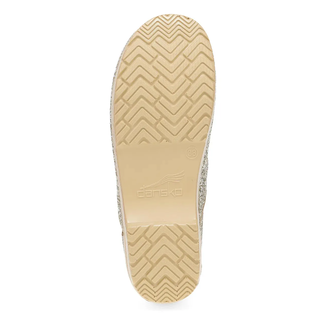Dansko Professional Clog Champagne Glitter Women's