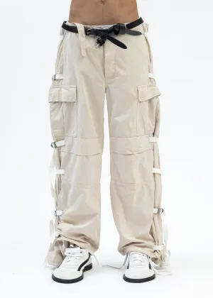 DIRTY WHITE MULTIPOCKETS SUPERPANTS