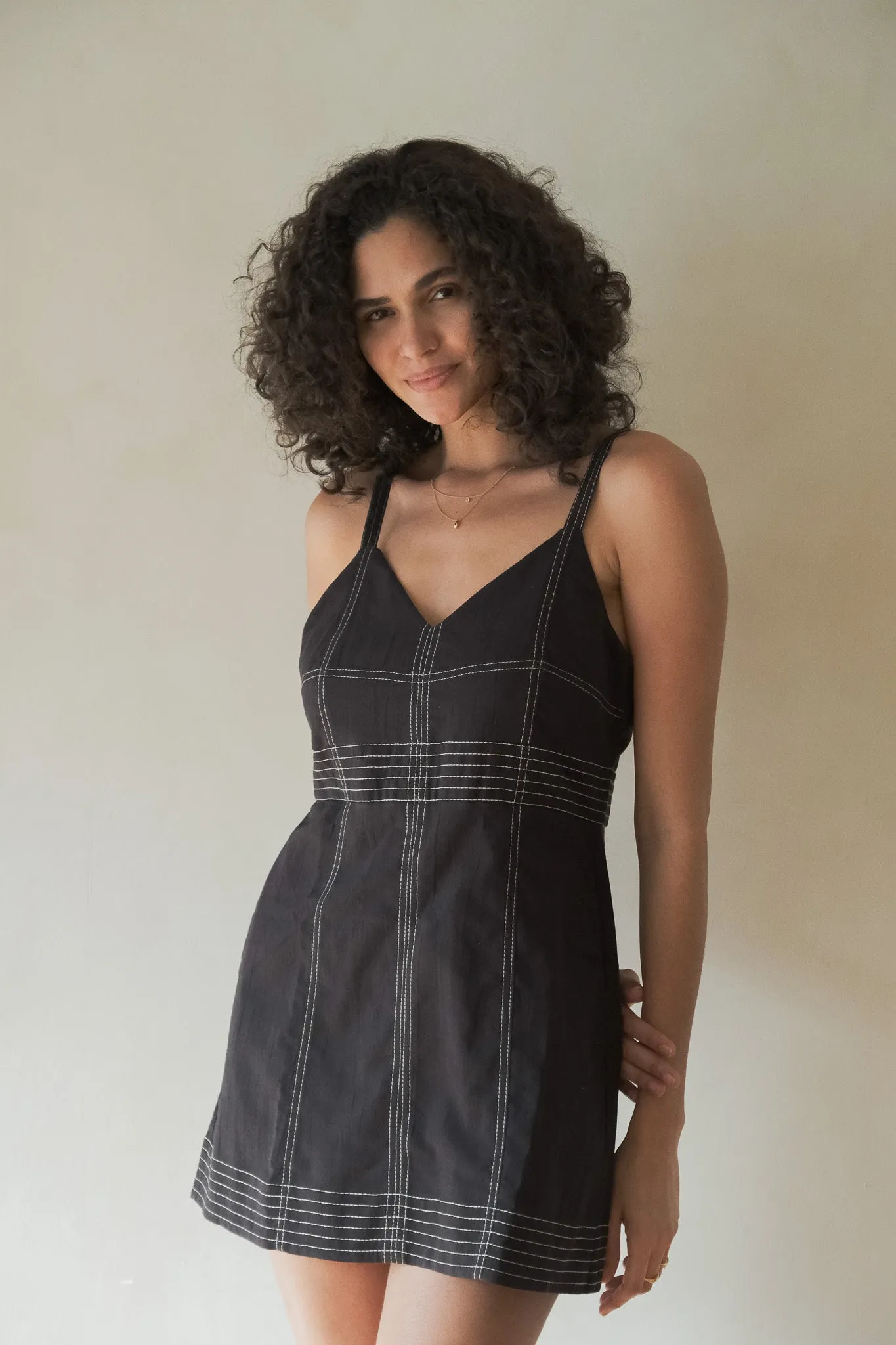 Eva Mini Dress - Black