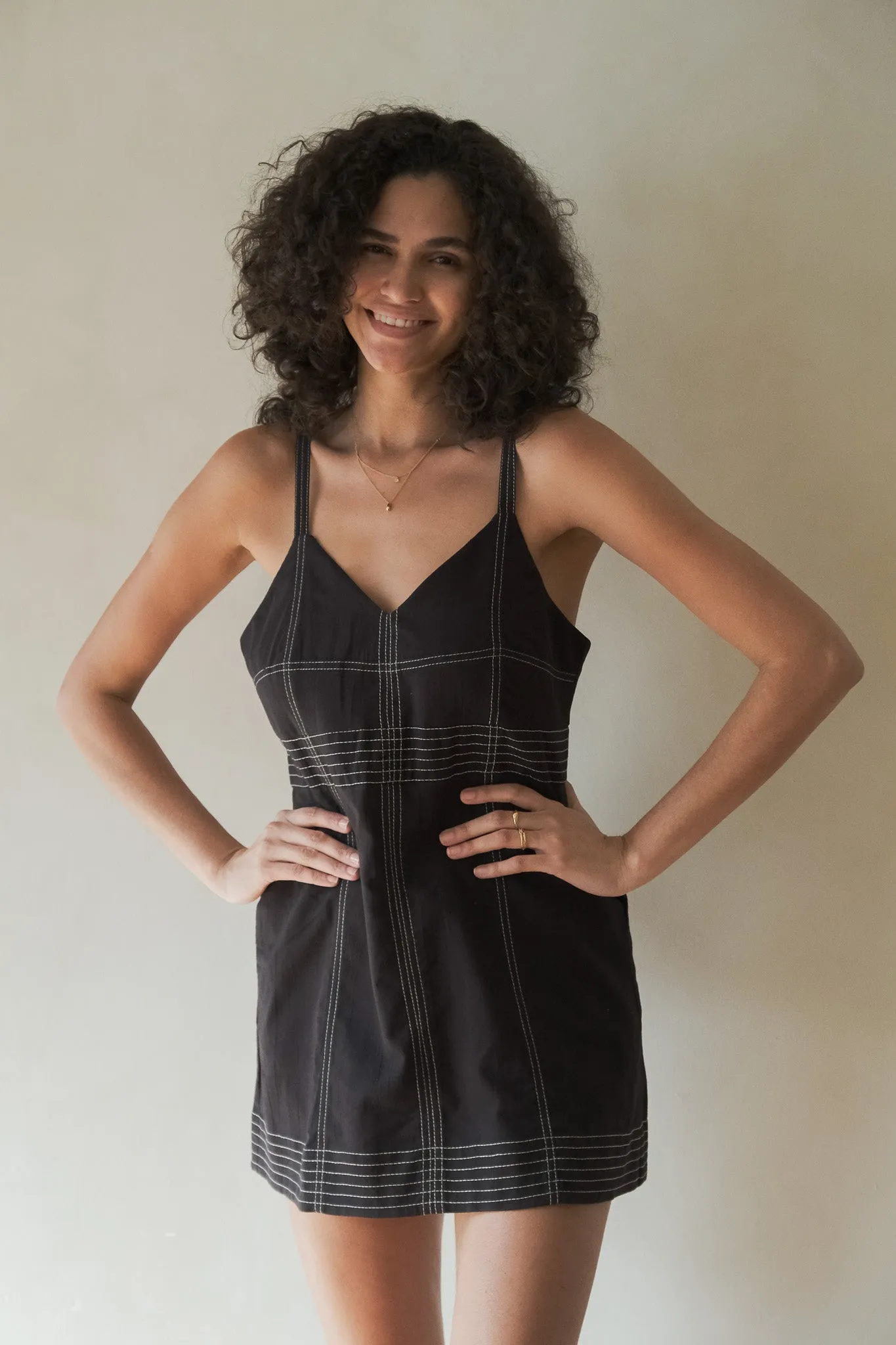 Eva Mini Dress - Black