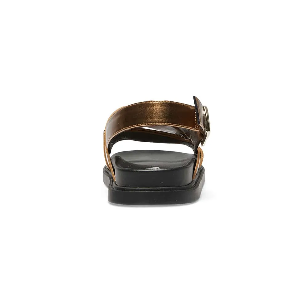 Fabian Sandal in Bronze Smooth Smooth