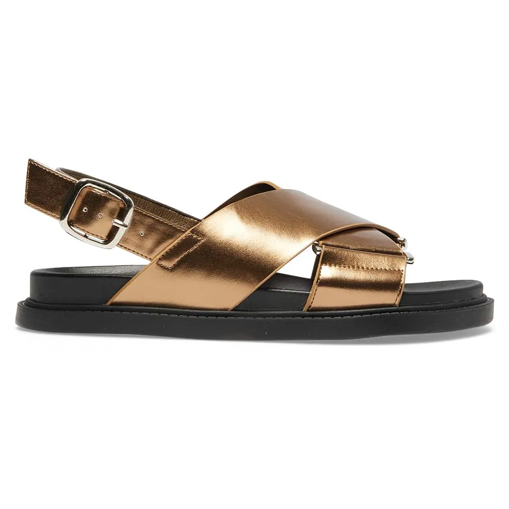 Fabian Sandal in Bronze Smooth Smooth