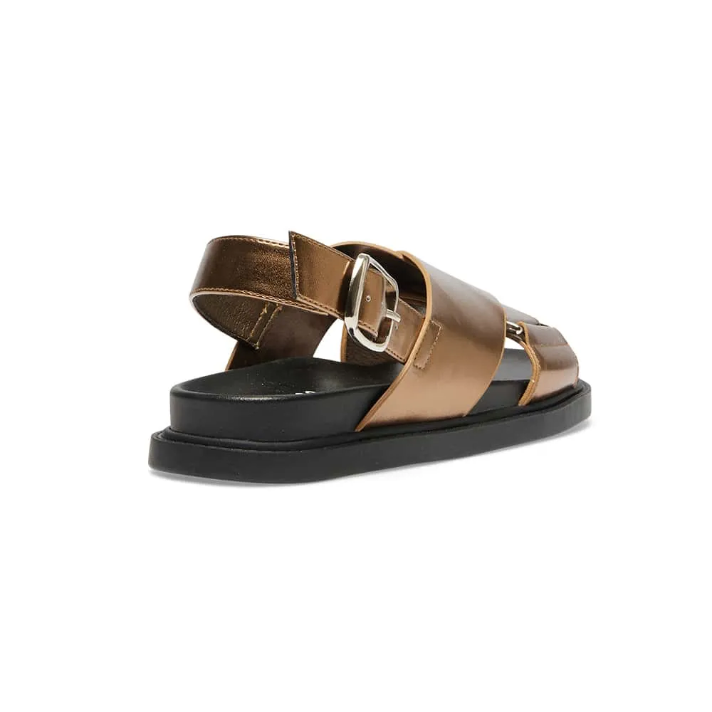 Fabian Sandal in Bronze Smooth Smooth