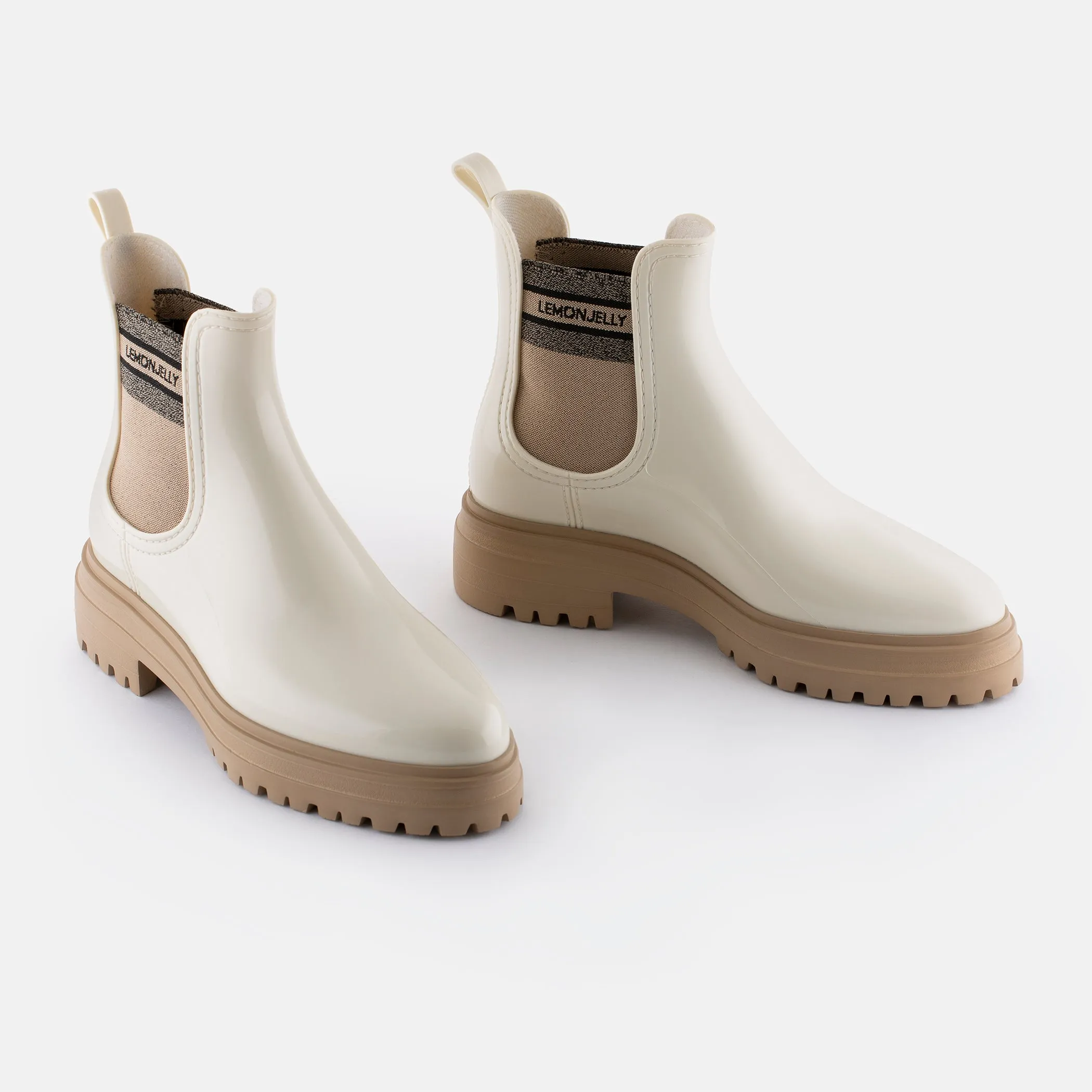 Flow Vegan White Boots Low
