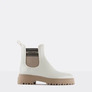 Flow Vegan White Boots Low