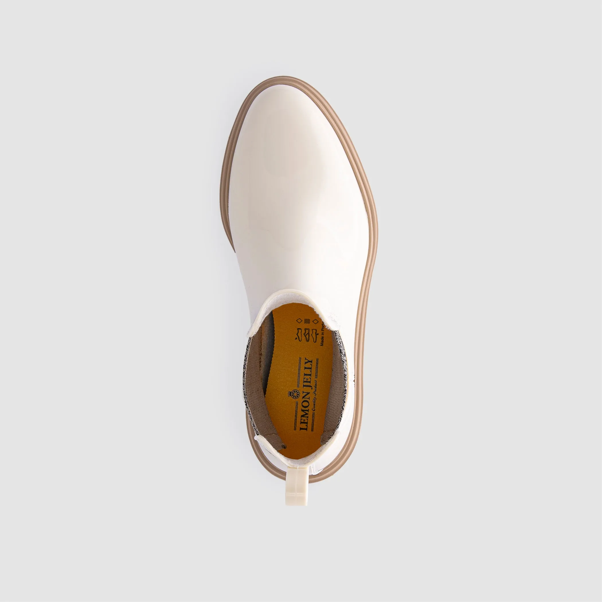 Flow Vegan White Boots Low
