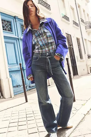 Free People Sabine Slim A-Line Jeans