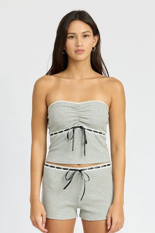 Grey Tube Top