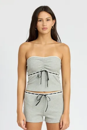 Grey Tube Top