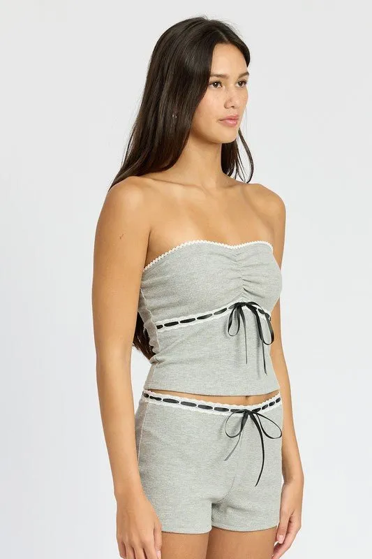 Grey Tube Top