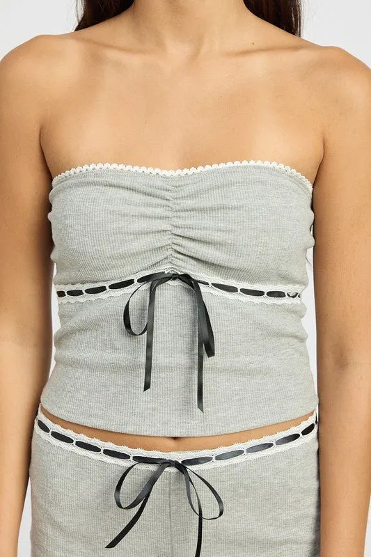 Grey Tube Top