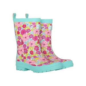 Hatley Groovy Flowers Matte Rain Boots