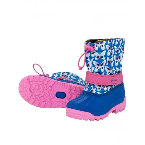 Hatley Winter Boots - Icy Butterflies