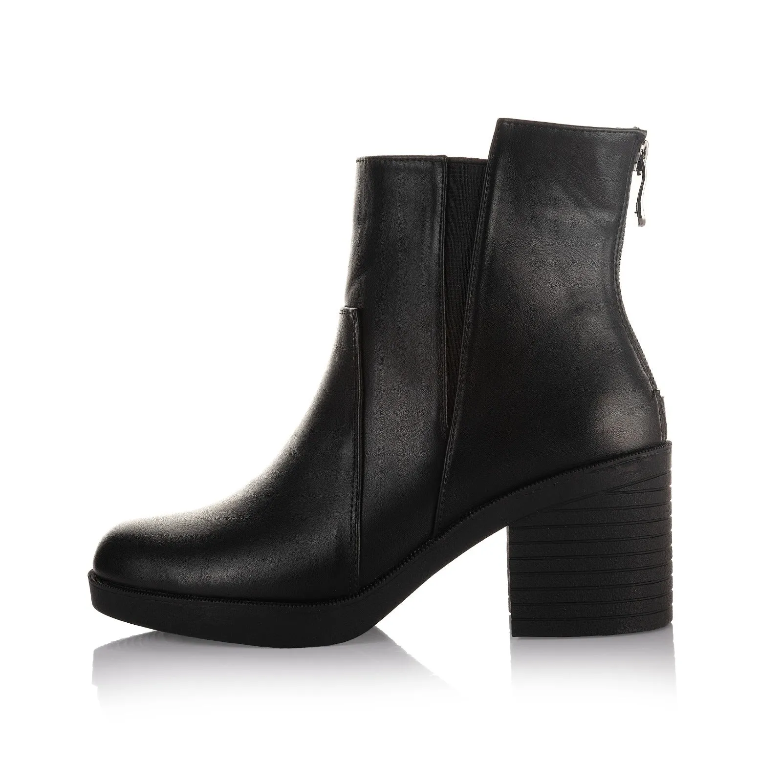 Heeled Ankle Asymmetric Boots