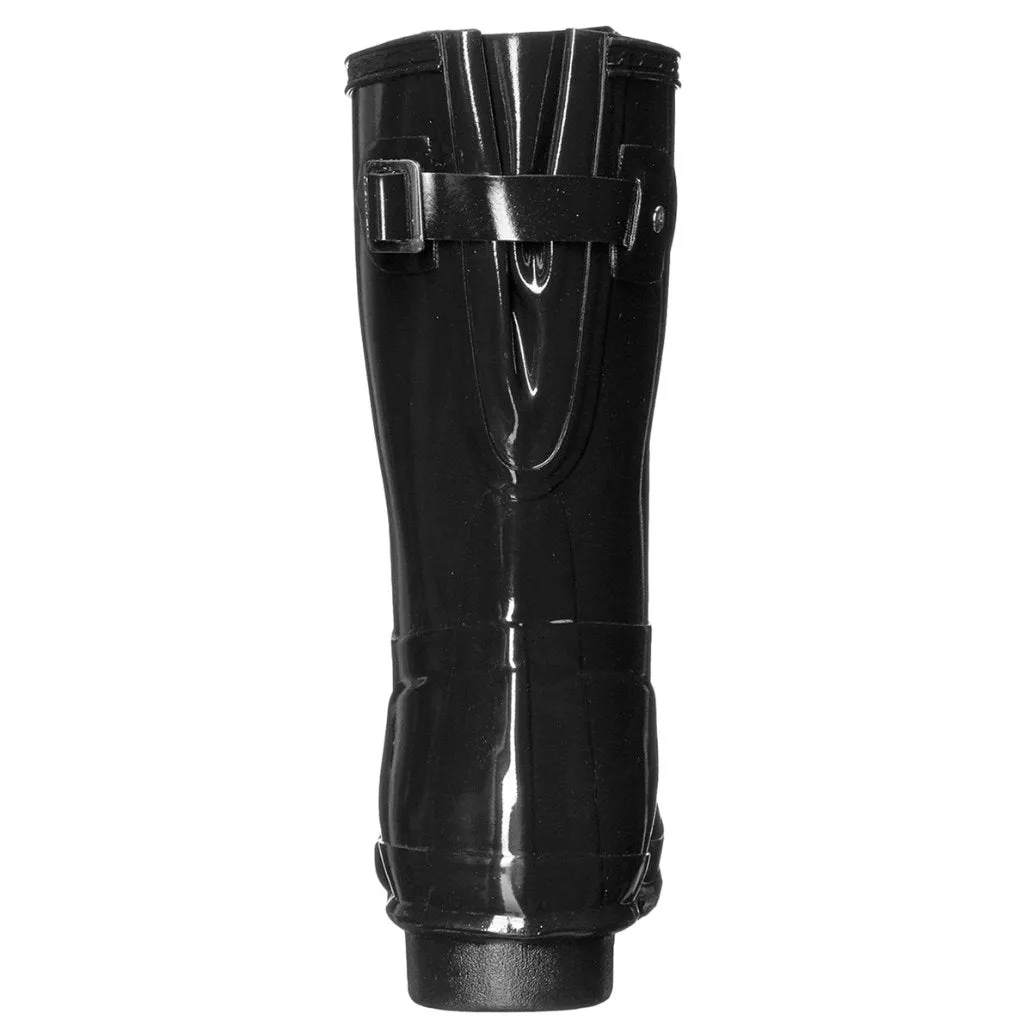 Hunter Original Back Adjustable Short Gloss Rubber Women's Short Wellington Boots