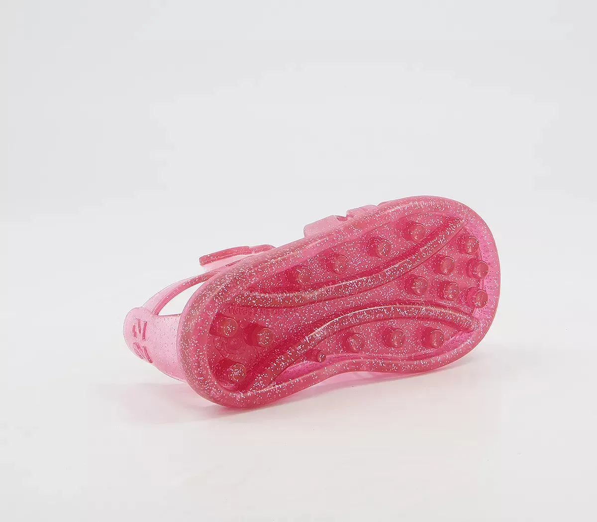 Igor Tobby Fuchsia Pink Clear Glitter Unicorn Jelly Sandals