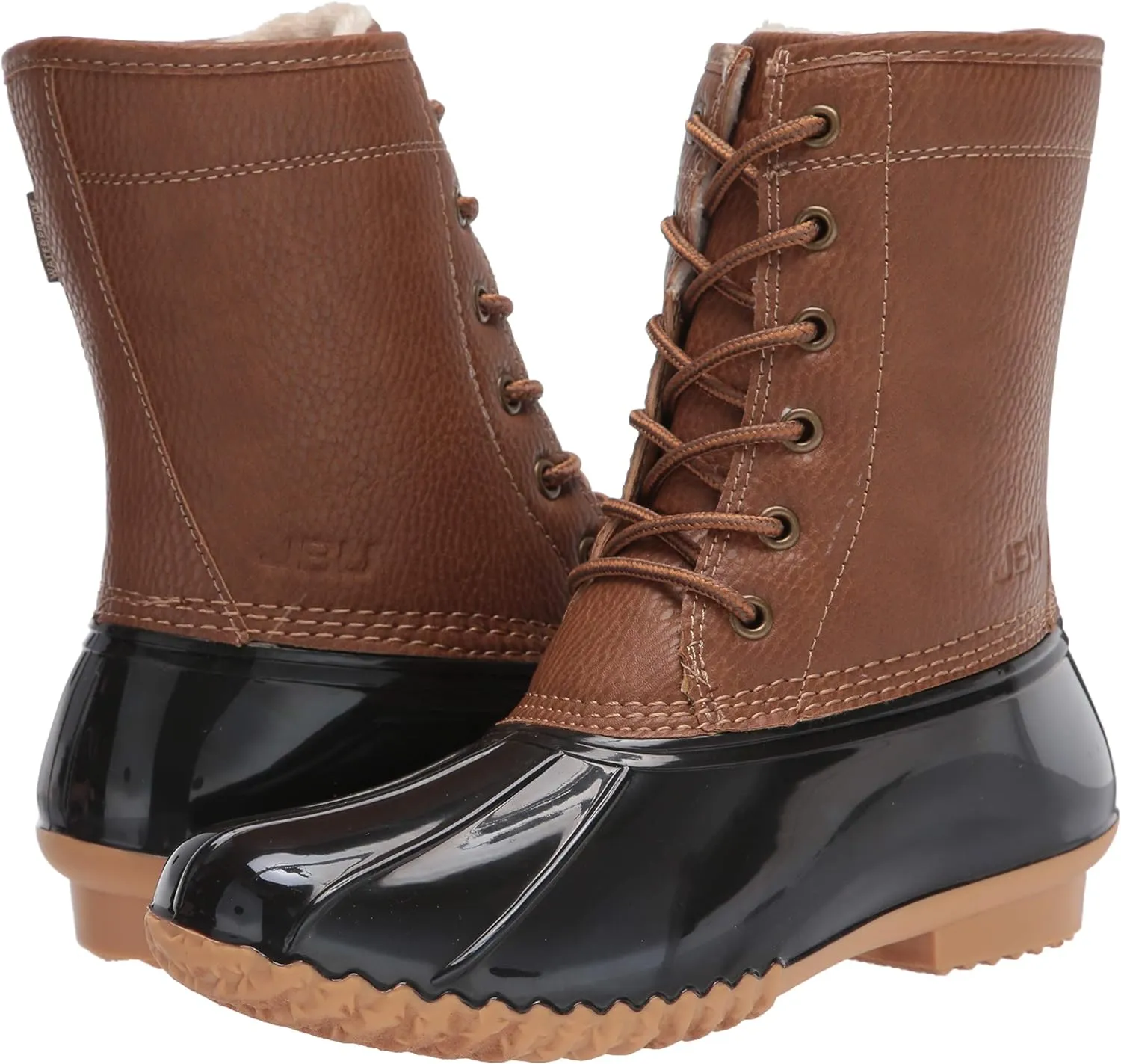 JBU Women's Maplewood Waterproof Rain Mid Calf Boots  Color Chocolate Size 9M