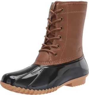 JBU Women's Maplewood Waterproof Rain Mid Calf Boots  Color Chocolate Size 9M