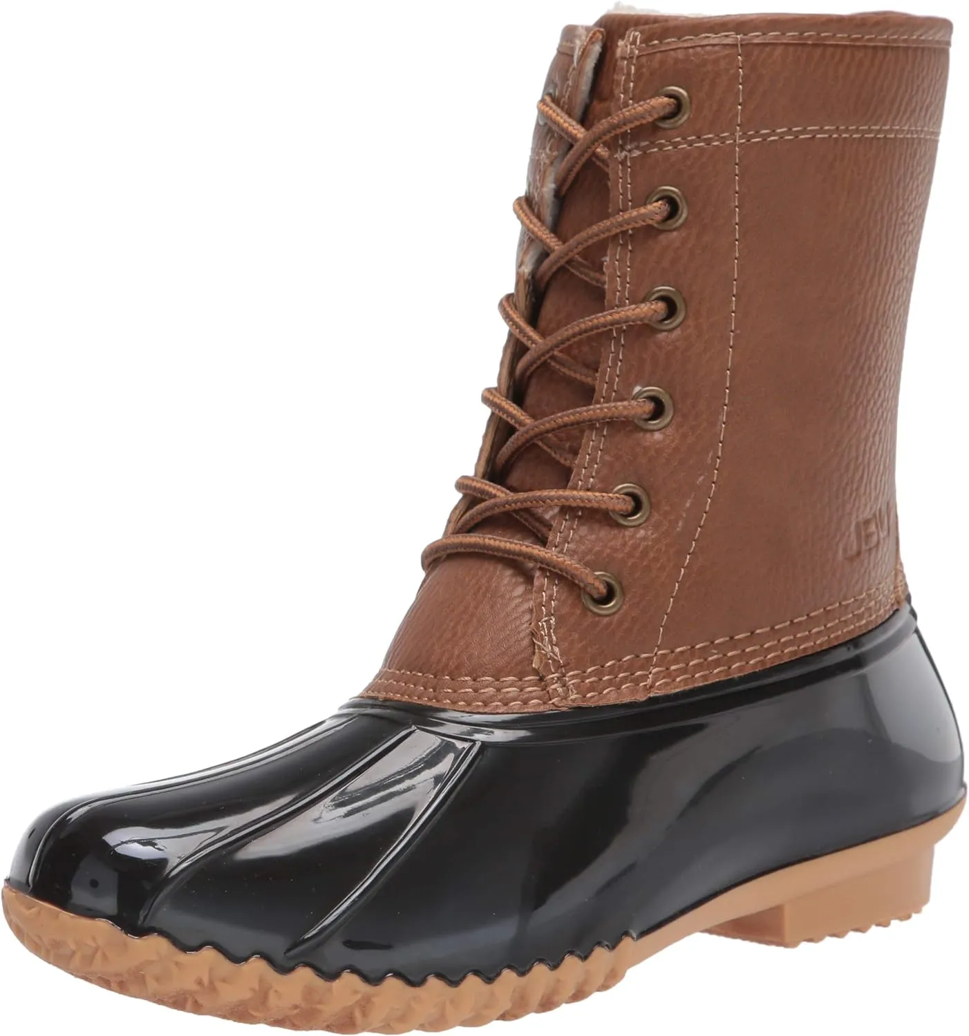 JBU Women's Maplewood Waterproof Rain Mid Calf Boots  Color Chocolate Size 9M